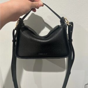 The Horse Mini Clementine Black Leather Handbag